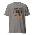 Cincinnati Football Shirt | Living the Stripe Life Design | Elite Tri - Blend - Bluegrass Elite Apparel LLC