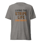 Cincinnati Football Shirt | Living the Stripe Life Design | Elite Tri - Blend - Bluegrass Elite Apparel LLC