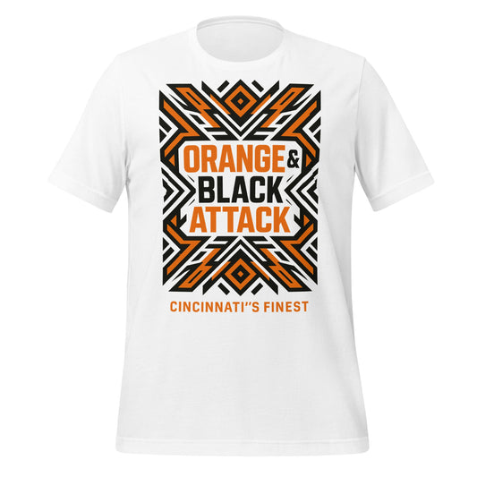 Cincinnati Football Shirt | Orange & Black Attack | Classic - Bluegrass Elite Apparel LLC