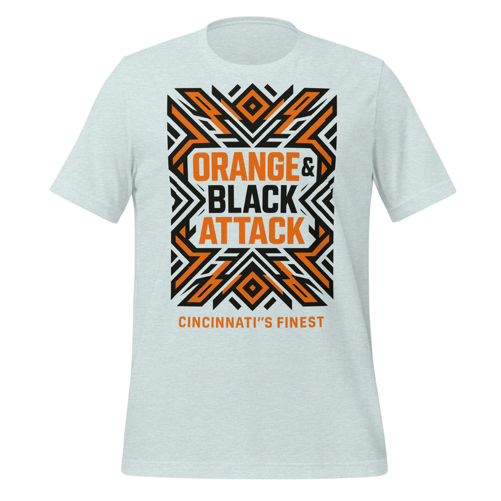 Cincinnati Football Shirt | Orange & Black Attack | Classic - Bluegrass Elite Apparel LLC