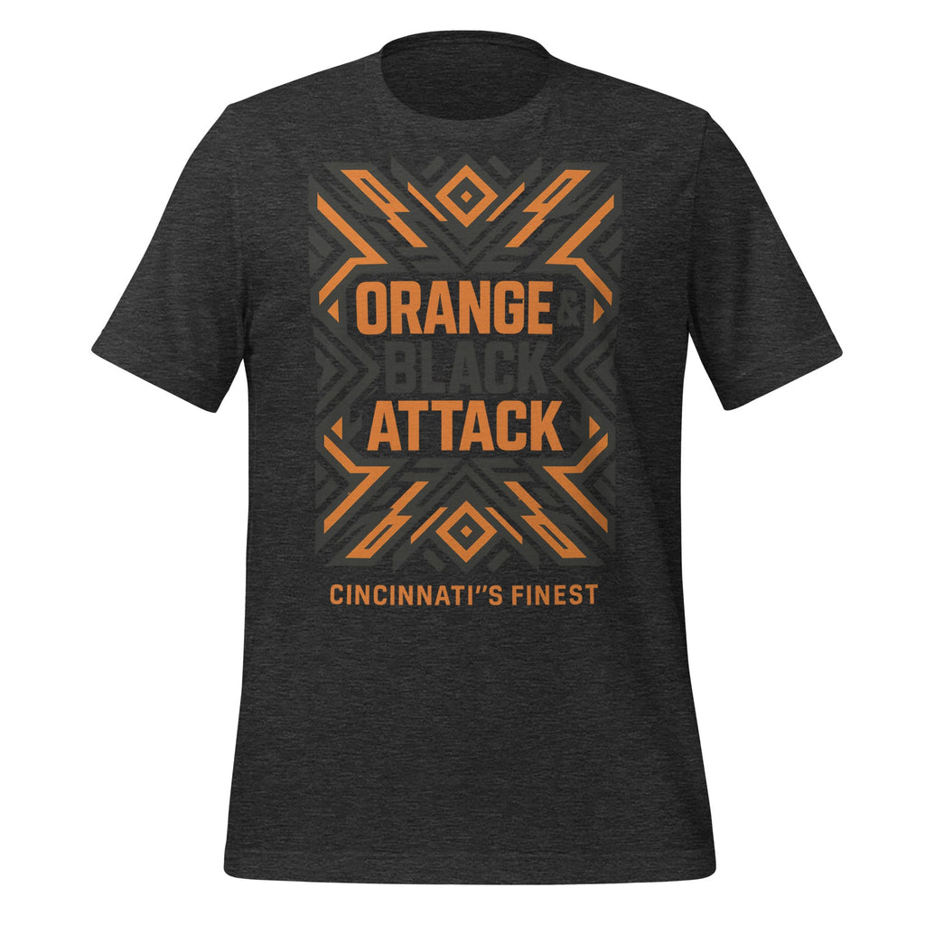 Cincinnati Football Shirt | Orange & Black Attack | Classic - Bluegrass Elite Apparel LLC