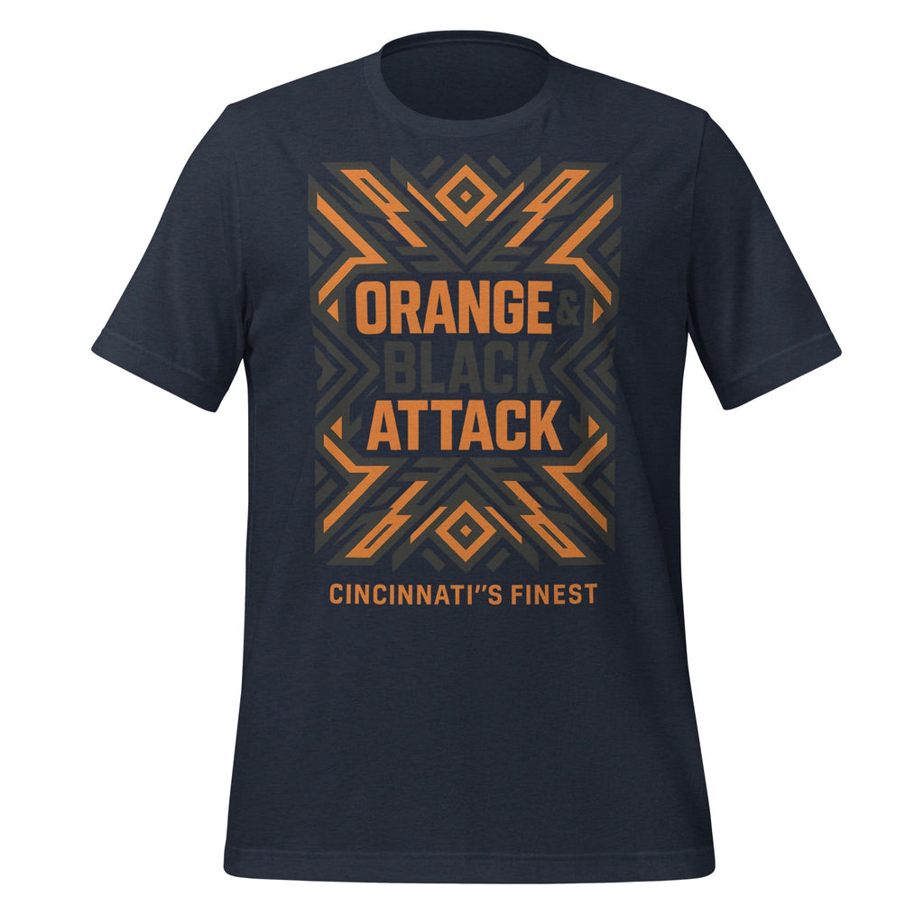 Cincinnati Football Shirt | Orange & Black Attack | Classic - Bluegrass Elite Apparel LLC
