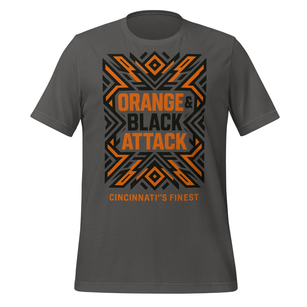 Cincinnati Football Shirt | Orange & Black Attack | Classic - Bluegrass Elite Apparel LLC