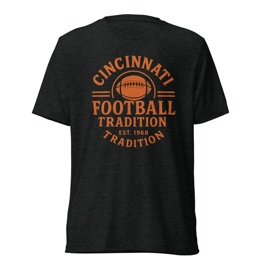 Cincinnati Football Shirt | Vintage Heritage Badge | Elite - Bluegrass Elite Apparel LLC