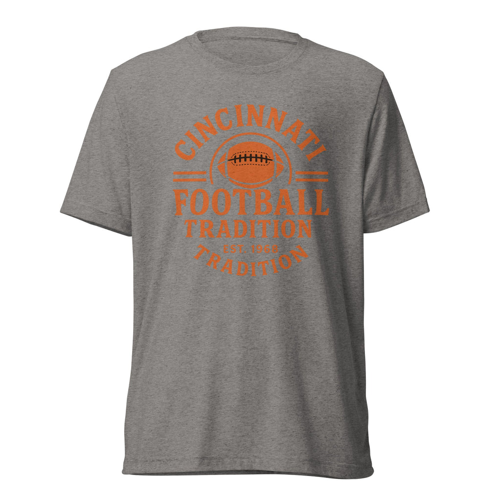 Cincinnati Football Shirt | Vintage Heritage Badge | Elite - Bluegrass Elite Apparel LLC