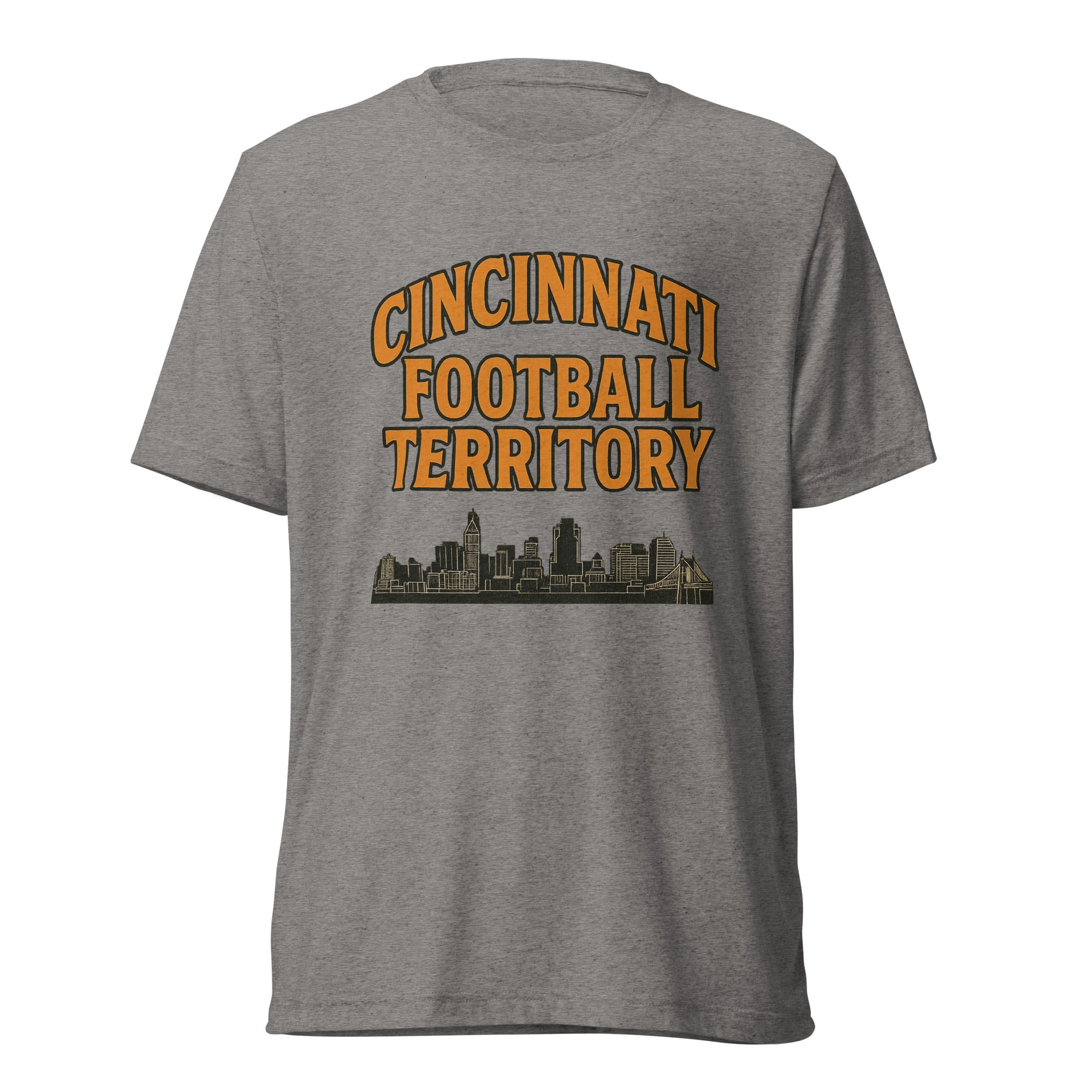 Cincinnati Football Shirt | Vintage Skyline Territory Design | Elite - Bluegrass Elite Apparel LLC