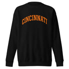 Cincinnati Football Sweatshirt | Arched Orange Text Design | Premium Fleece - Bluegrass Elite Apparel LLC