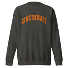 Cincinnati Football Sweatshirt | Arched Orange Text Design | Premium Fleece - Bluegrass Elite Apparel LLC