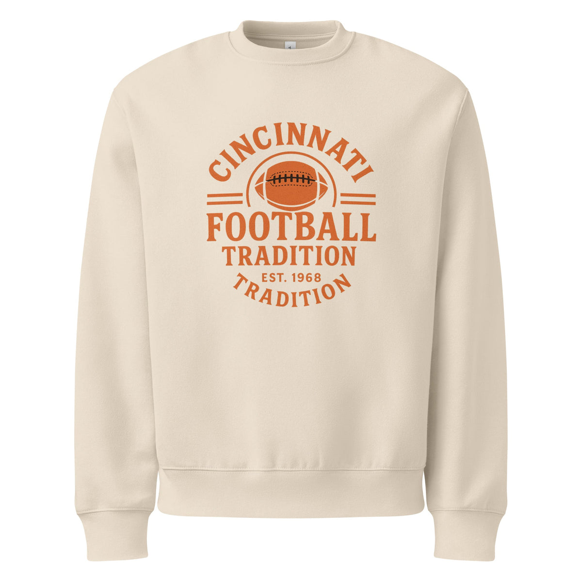 Cincinnati Football Sweatshirt | Vintage Gridiron Heritage Design - Bluegrass Elite Apparel LLC