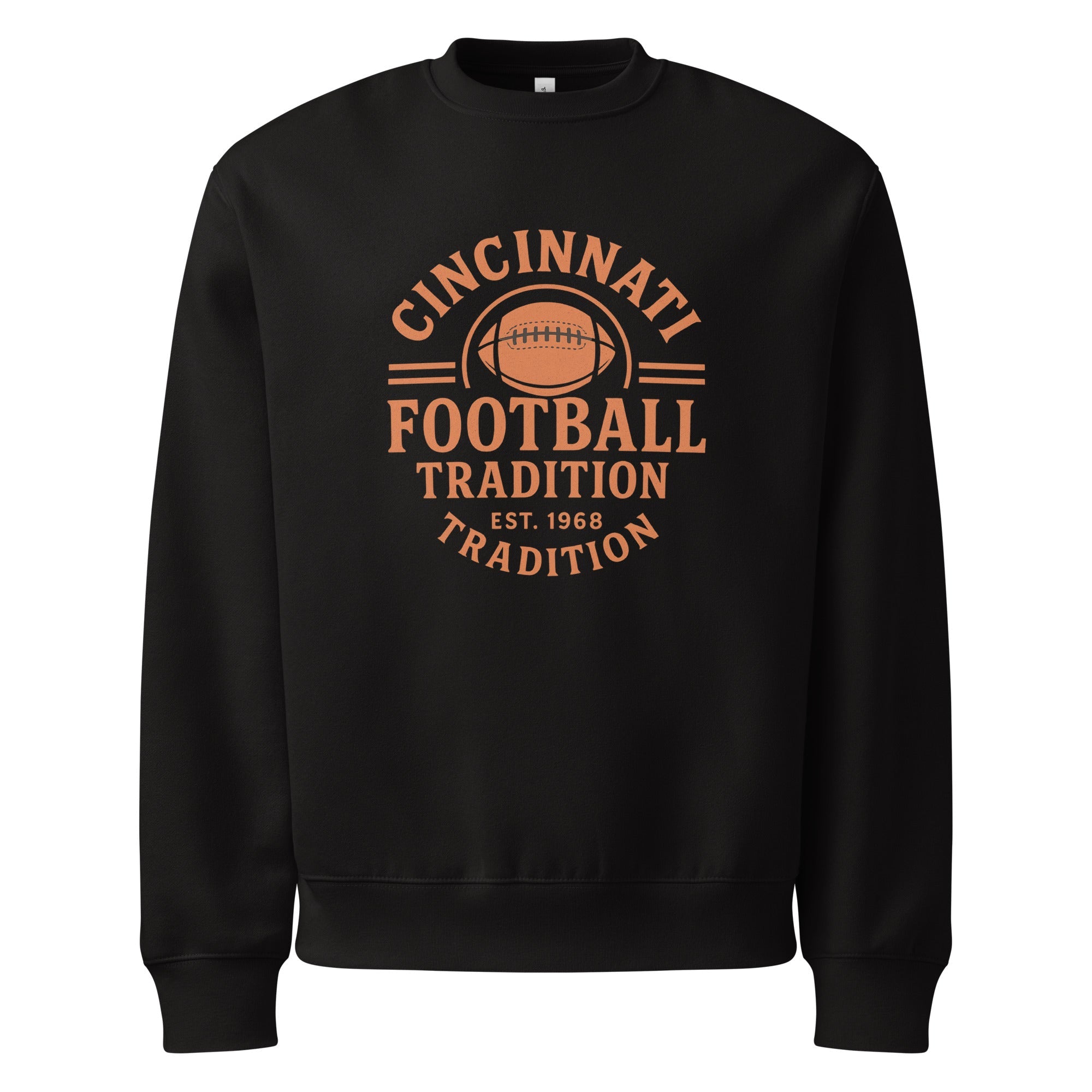 Cincinnati Football Sweatshirt | Vintage Gridiron Heritage Design - Bluegrass Elite Apparel LLC