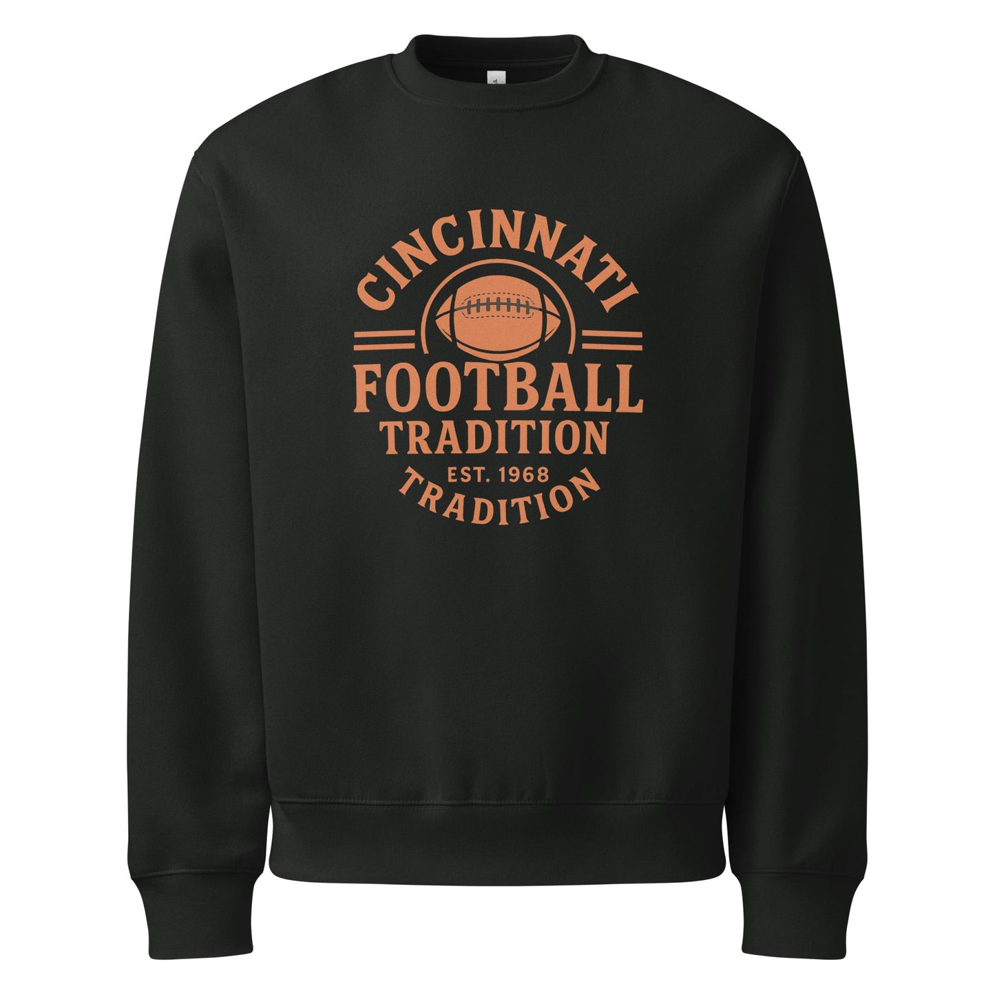 Cincinnati Football Sweatshirt | Vintage Gridiron Heritage Design - Bluegrass Elite Apparel LLC