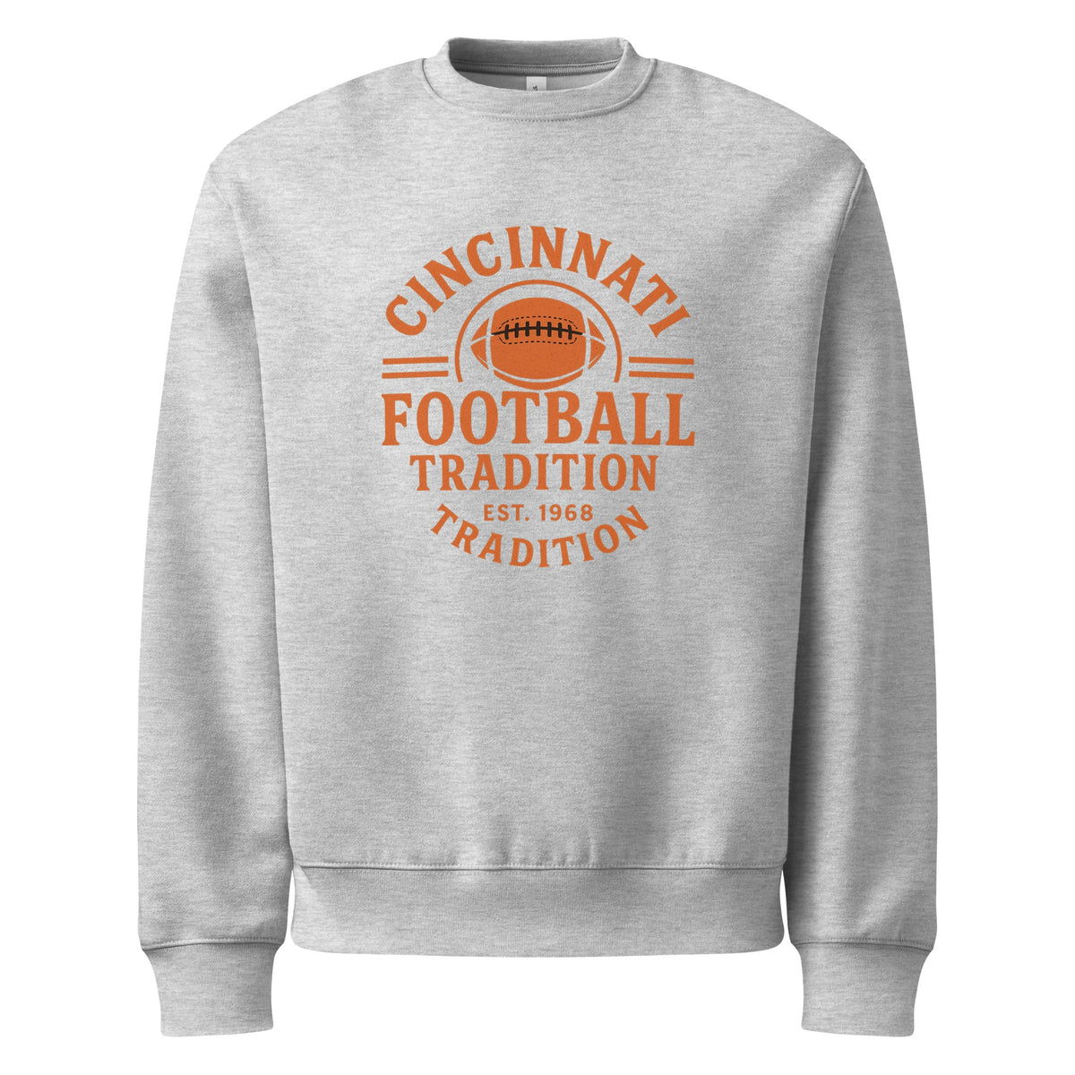 Cincinnati Football Sweatshirt | Vintage Gridiron Heritage Design - Bluegrass Elite Apparel LLC