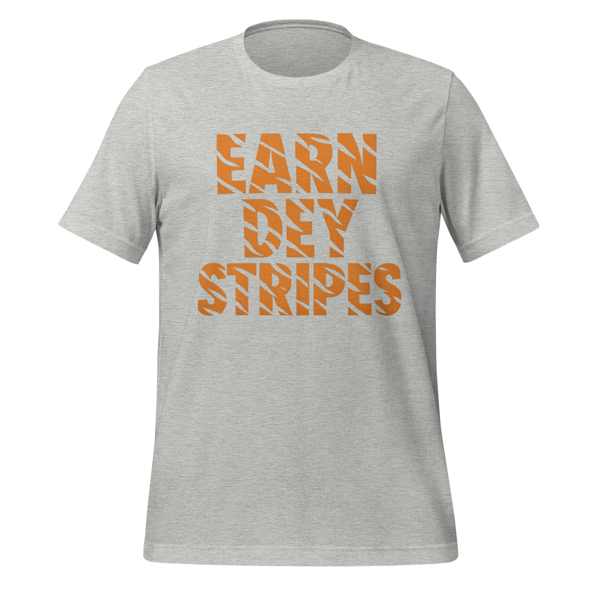 Cincinnati Football T-Shirt | Earn Dey Stripes Bold Graphic | Elite Tri - Blend - Bluegrass Elite Apparel LLC