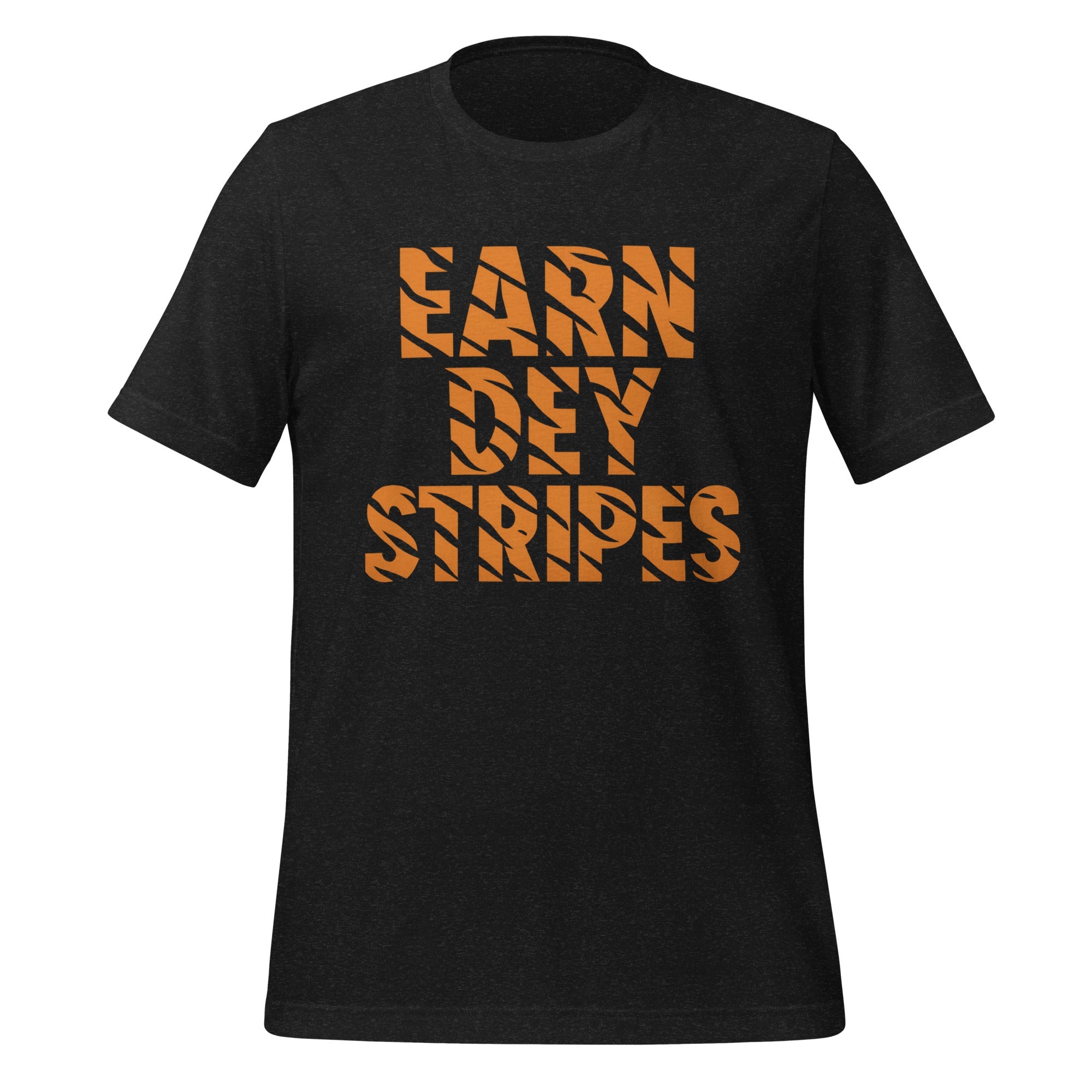 Cincinnati Football T-Shirt | Earn Dey Stripes Bold Graphic | Elite Tri - Blend - Bluegrass Elite Apparel LLC