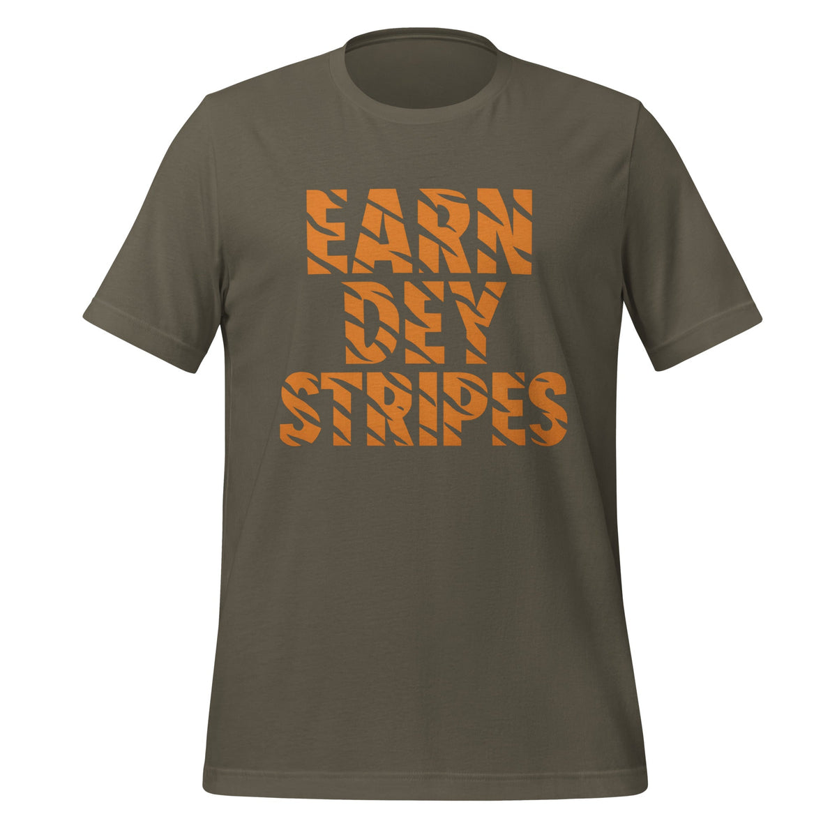 Cincinnati Football T-Shirt | Earn Dey Stripes Bold Graphic | Elite Tri - Blend - Bluegrass Elite Apparel LLC