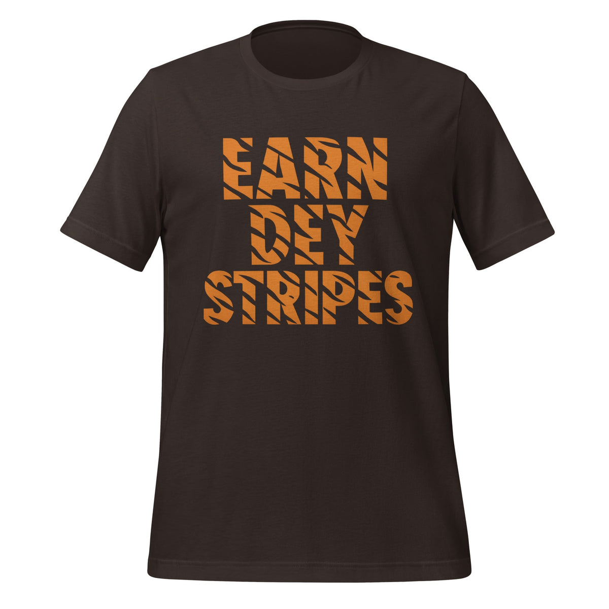 Cincinnati Football T-Shirt | Earn Dey Stripes Bold Graphic | Elite Tri - Blend - Bluegrass Elite Apparel LLC