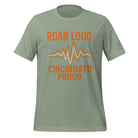 Cincinnati Football T-Shirt | Roar Loud Cincinnati Proud Design | Classic Cotton - Bluegrass Elite Apparel LLC