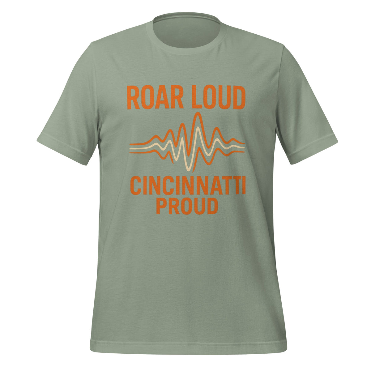 Cincinnati Football T-Shirt | Roar Loud Cincinnati Proud Design | Classic Cotton - Bluegrass Elite Apparel LLC