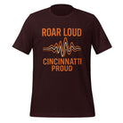 Cincinnati Football T-Shirt | Roar Loud Cincinnati Proud Design | Classic Cotton - Bluegrass Elite Apparel LLC