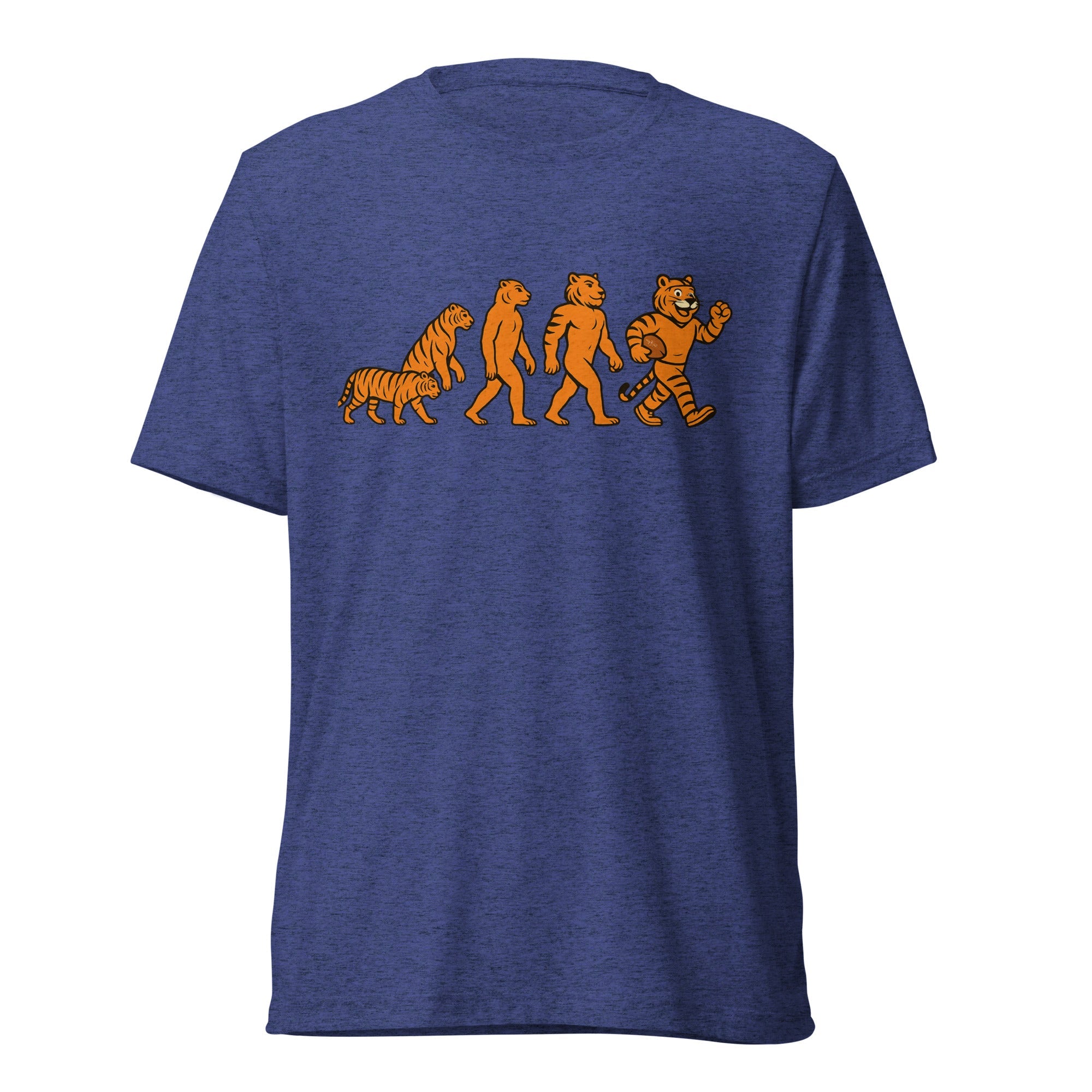 Cincinnati Football T-Shirt | Tiger Evolution Design | Elite Tri - Blend - Bluegrass Elite Apparel LLC