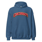 Cincinnati Hoodie | Arched Word Art Design - Bluegrass Elite Apparel LLC