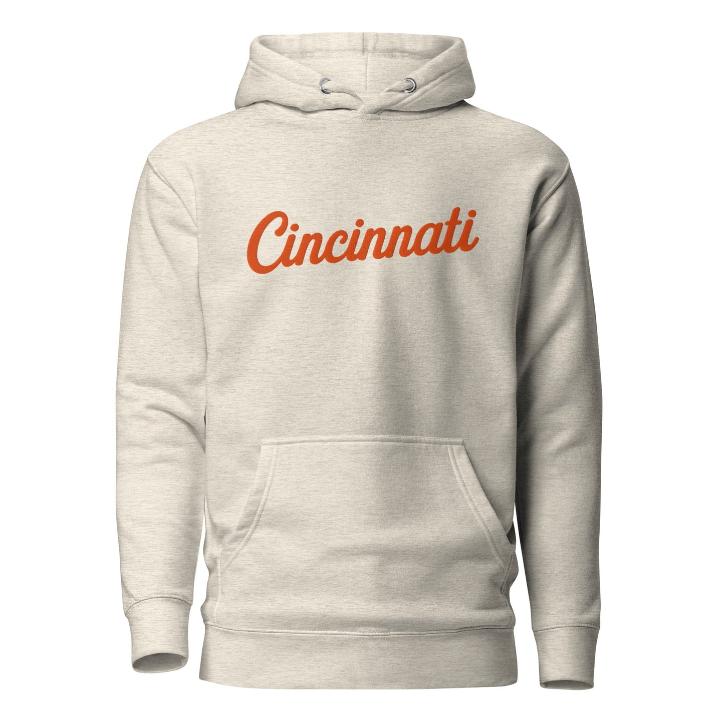 Cincinnati Streetwear Hoodie | Neon Script Design | Unisex - Bluegrass Elite Apparel LLC