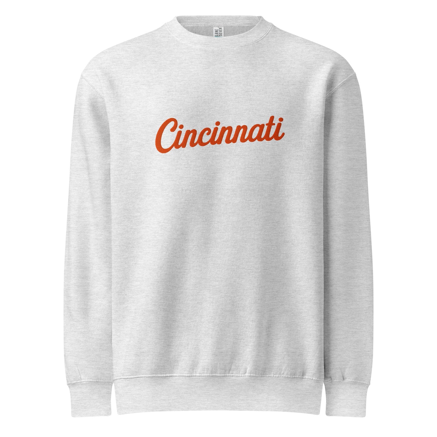 Cincinnati Streetwear Sweatshirt | Neon Script Crew | Premium Unisex - Bluegrass Elite Apparel LLC