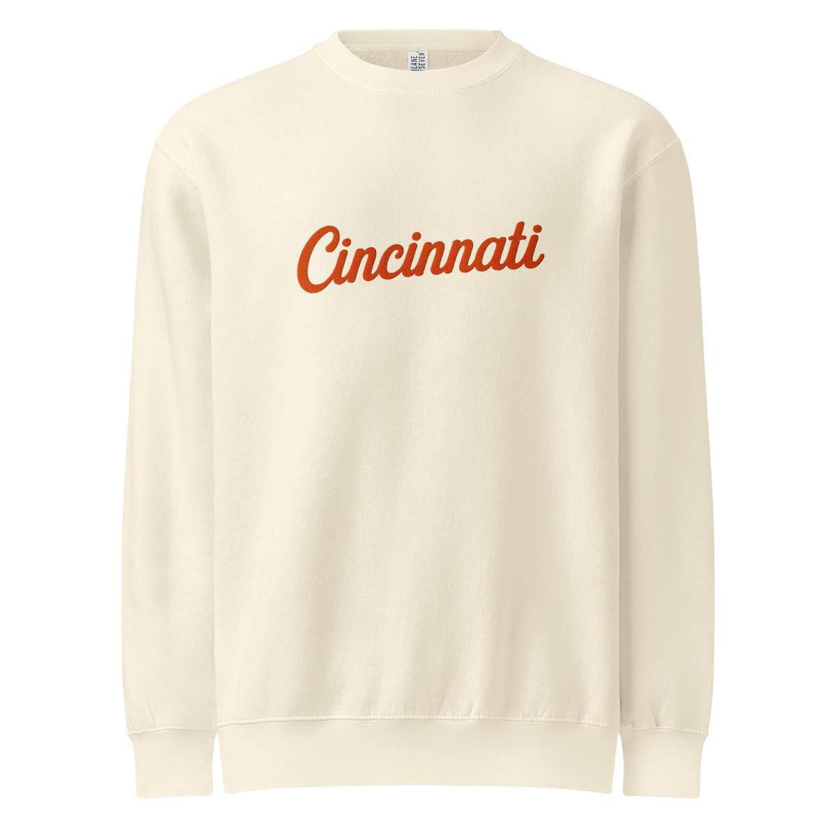 Cincinnati Streetwear Sweatshirt | Neon Script Crew | Premium Unisex - Bluegrass Elite Apparel LLC