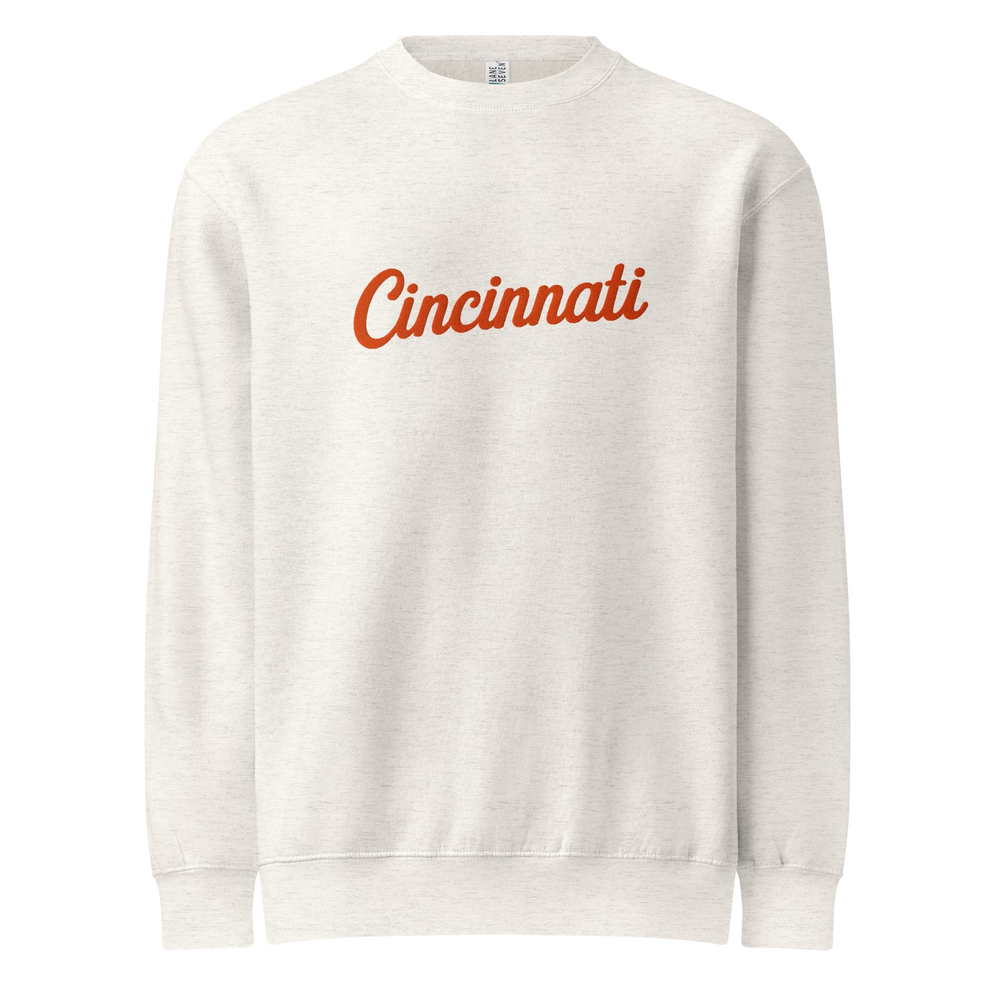 Cincinnati Streetwear Sweatshirt | Neon Script Crew | Premium Unisex - Bluegrass Elite Apparel LLC