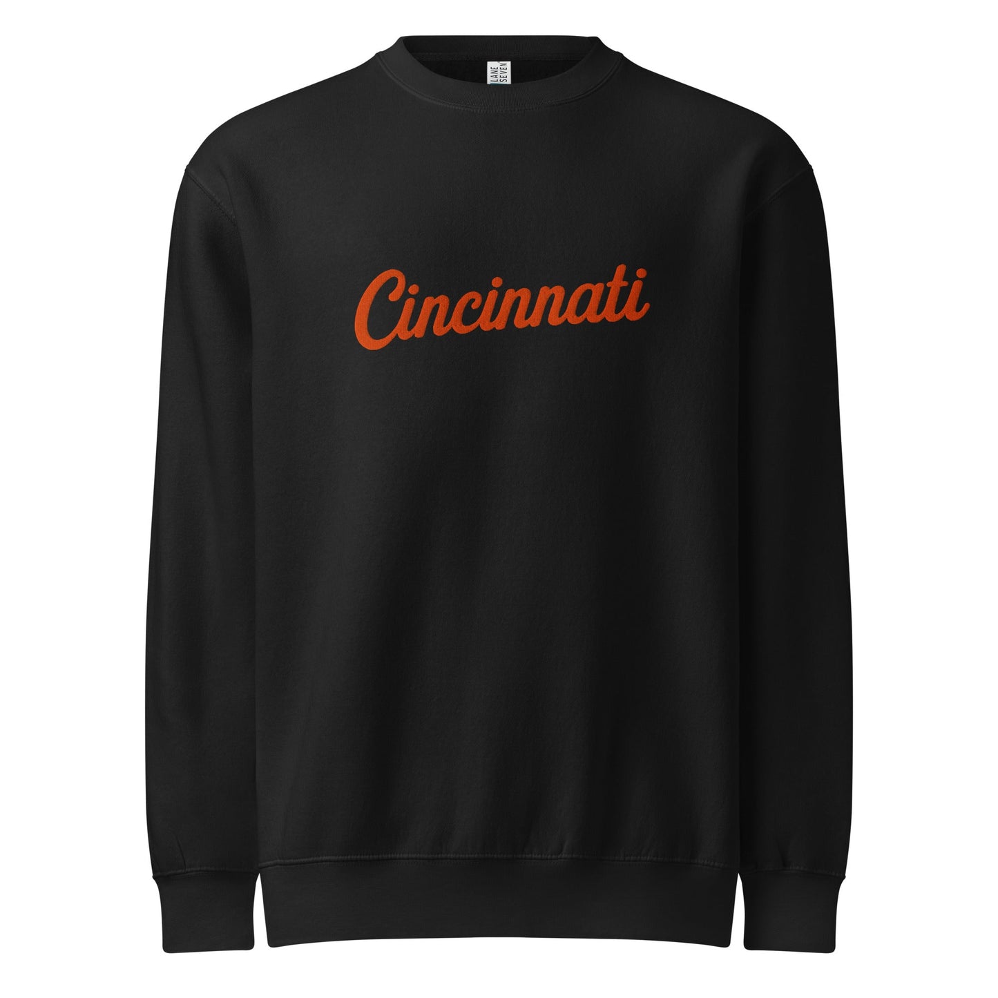 Cincinnati Streetwear Sweatshirt | Neon Script Crew | Premium Unisex - Bluegrass Elite Apparel LLC