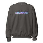 Cincinnati Sweatshirt | Neon Iridescent City Design | Unisex Classic Fit - Bluegrass Elite Apparel LLC