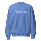 Cincinnati Sweatshirt | Neon Iridescent City Design | Unisex Classic Fit - Bluegrass Elite Apparel LLC