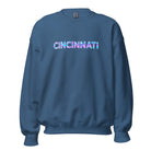 Cincinnati Sweatshirt | Neon Iridescent City Design | Unisex Classic Fit - Bluegrass Elite Apparel LLC