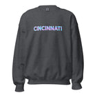 Cincinnati Sweatshirt | Neon Iridescent City Design | Unisex Classic Fit - Bluegrass Elite Apparel LLC