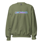 Cincinnati Sweatshirt | Neon Iridescent City Design | Unisex Classic Fit - Bluegrass Elite Apparel LLC
