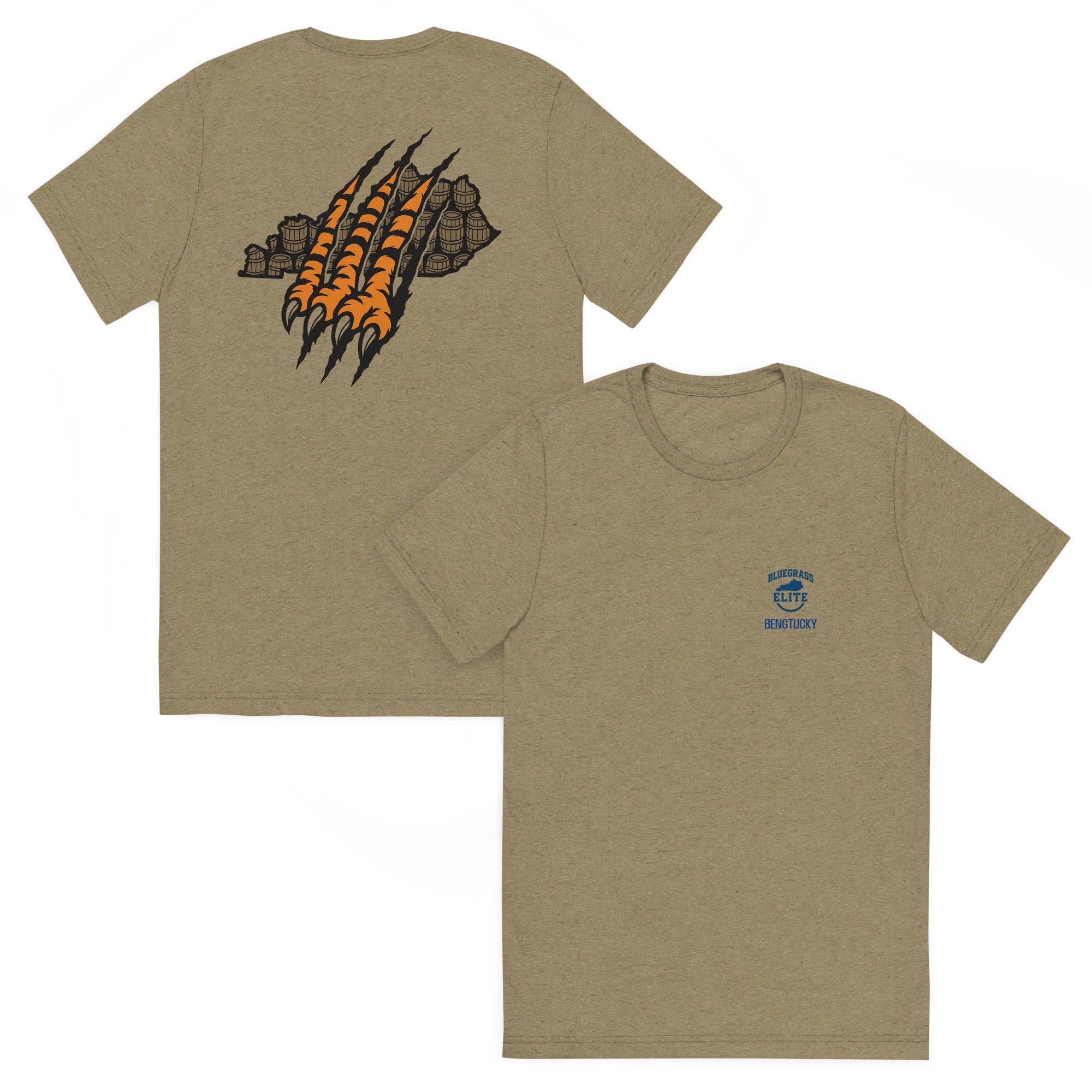 Cincinnati x Kentucky T-Shirt | Bluegrass Tiger Barrel Edition | Elite - Bluegrass Elite Apparel LLC