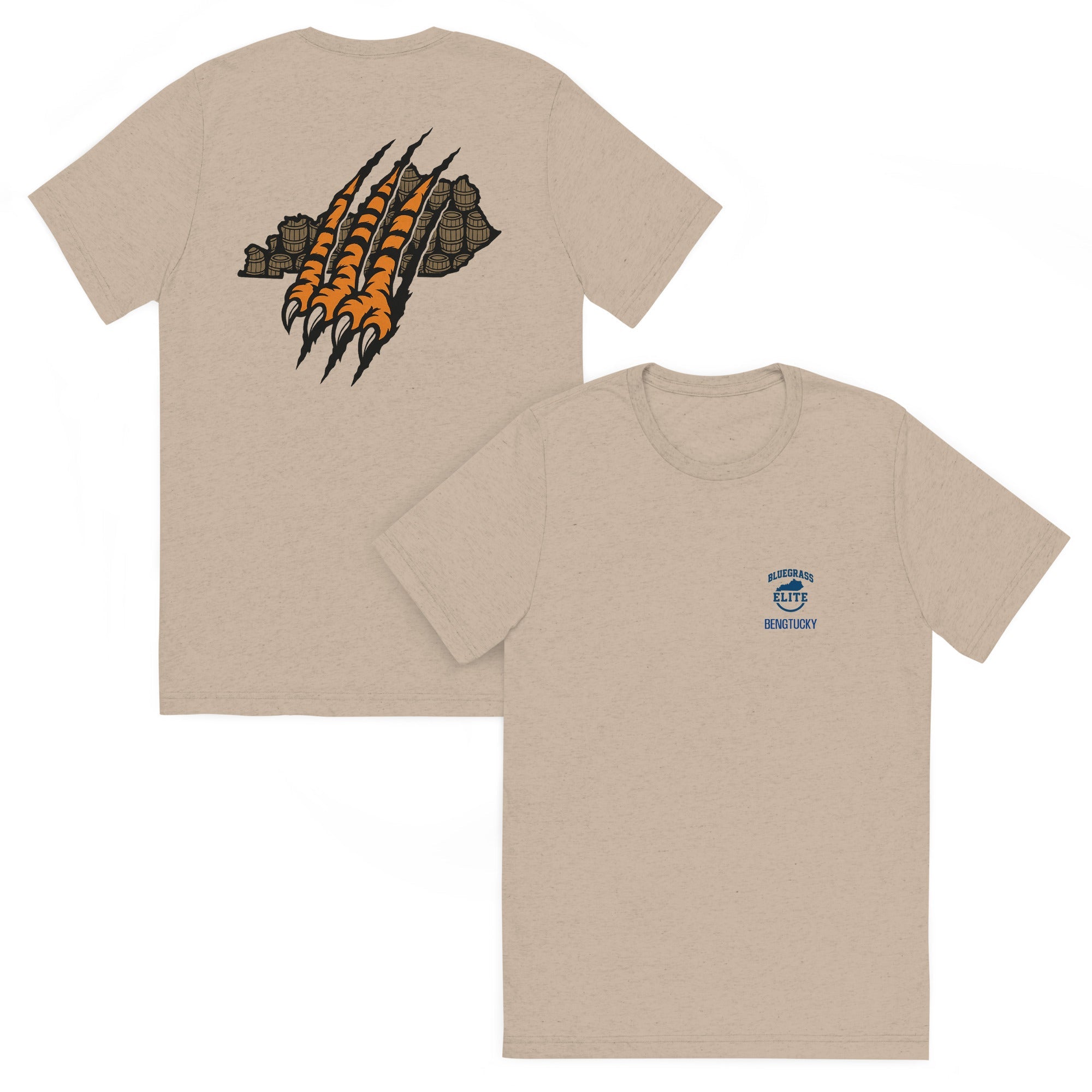 Cincinnati x Kentucky T-Shirt | Bluegrass Tiger Barrel Edition | Elite - Bluegrass Elite Apparel LLC
