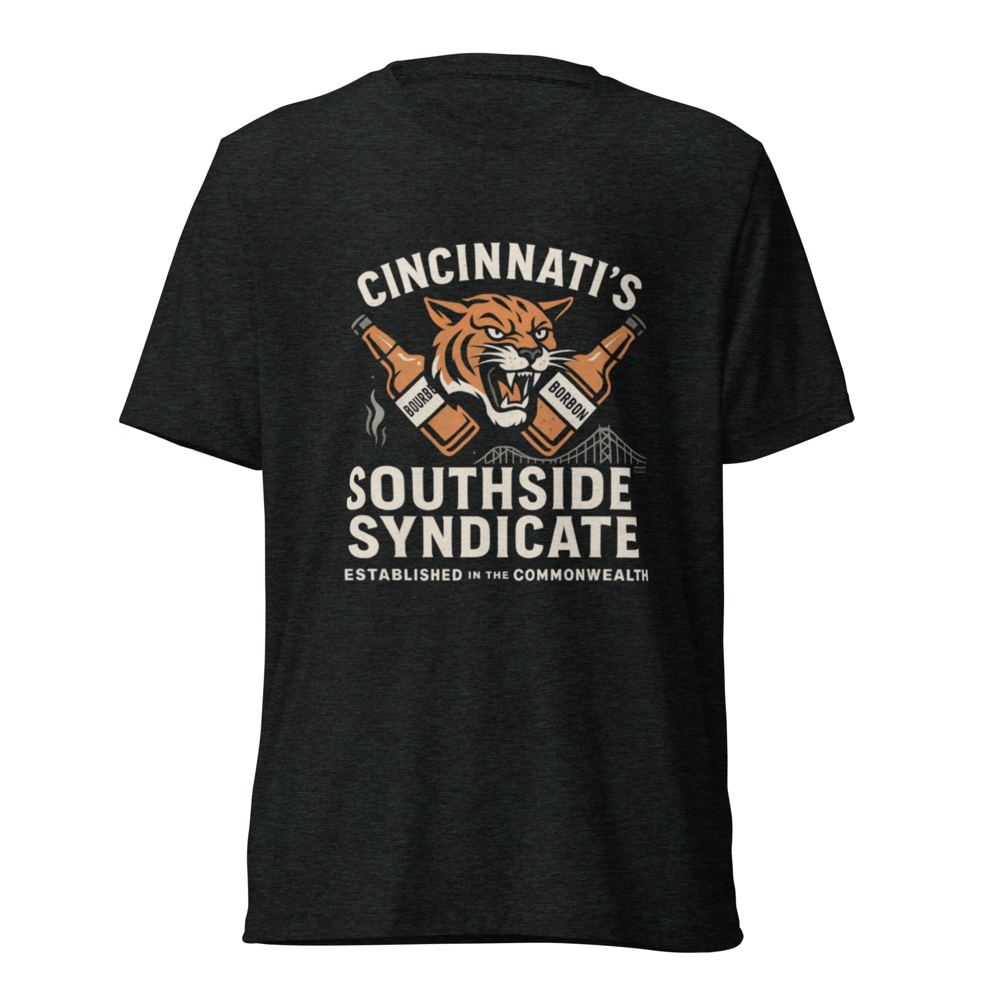 Cincinnati’s South Side Syndicate T-Shirt | Kentucky’s Jungle Faithful | Elite Tri - Blend - Bluegrass Elite Apparel LLC