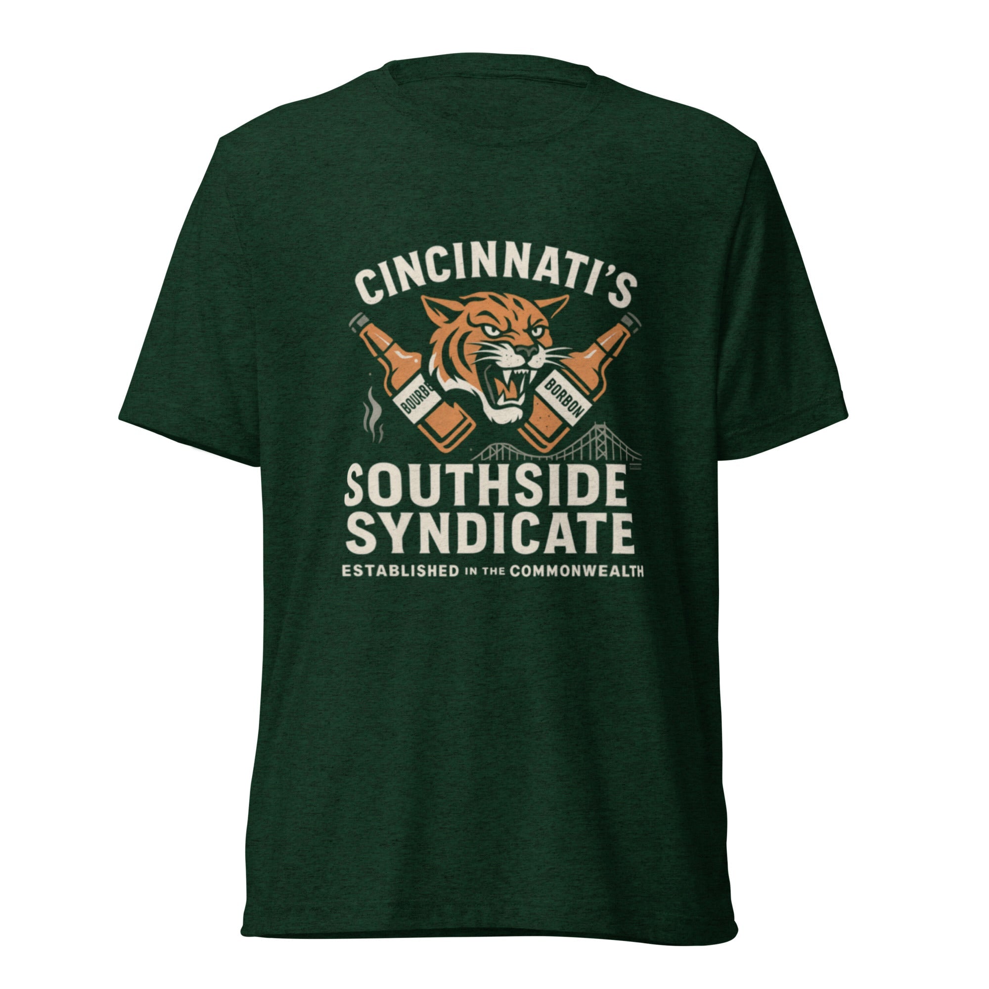 Cincinnati’s South Side Syndicate T-Shirt | Kentucky’s Jungle Faithful | Elite Tri - Blend - Bluegrass Elite Apparel LLC