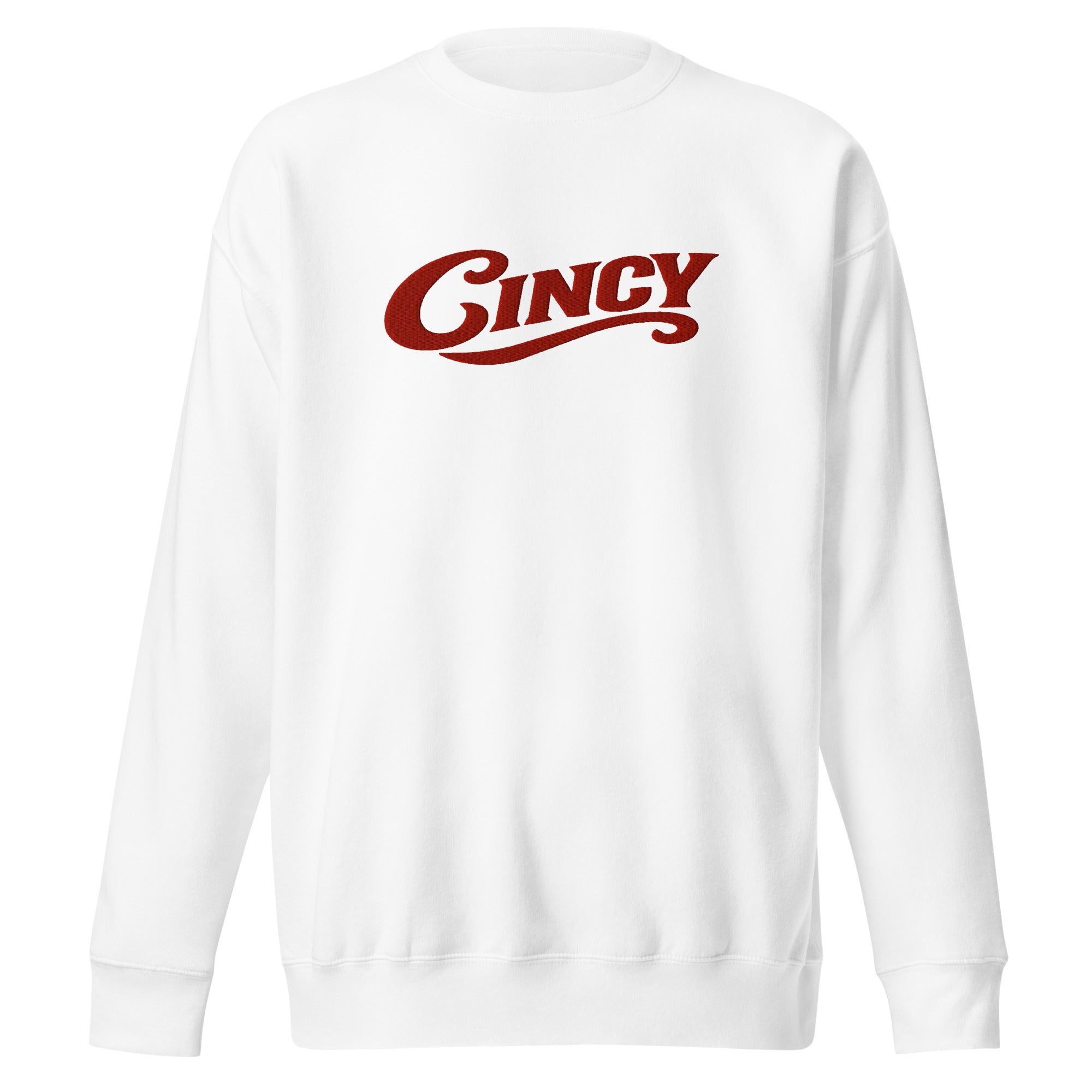 Cincy Embroidered Sweatshirt | Minimalist City Pride | Premium Unisex - Bluegrass Elite Apparel LLC