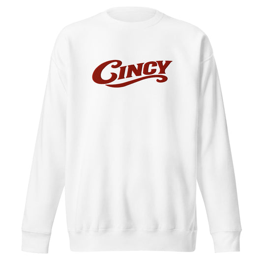 Cincy Embroidered Sweatshirt | Minimalist City Pride | Premium Unisex - Bluegrass Elite Apparel LLC