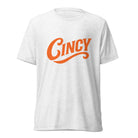 Cincy T-Shirt | Retro Orange Script Design | Elite Tri - Blend - Bluegrass Elite Apparel LLC