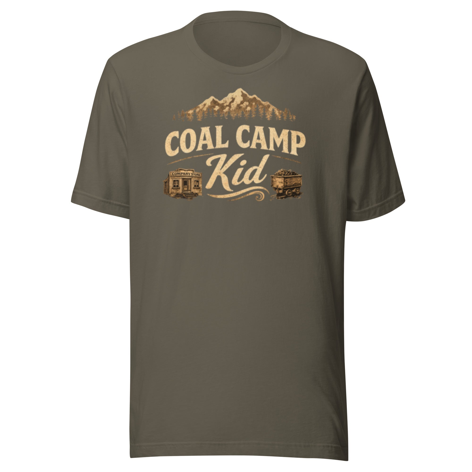 Coal Camp Heritage Kid T-Shirt | Vintage Community Design | Classic - Bluegrass Elite Apparel LLC