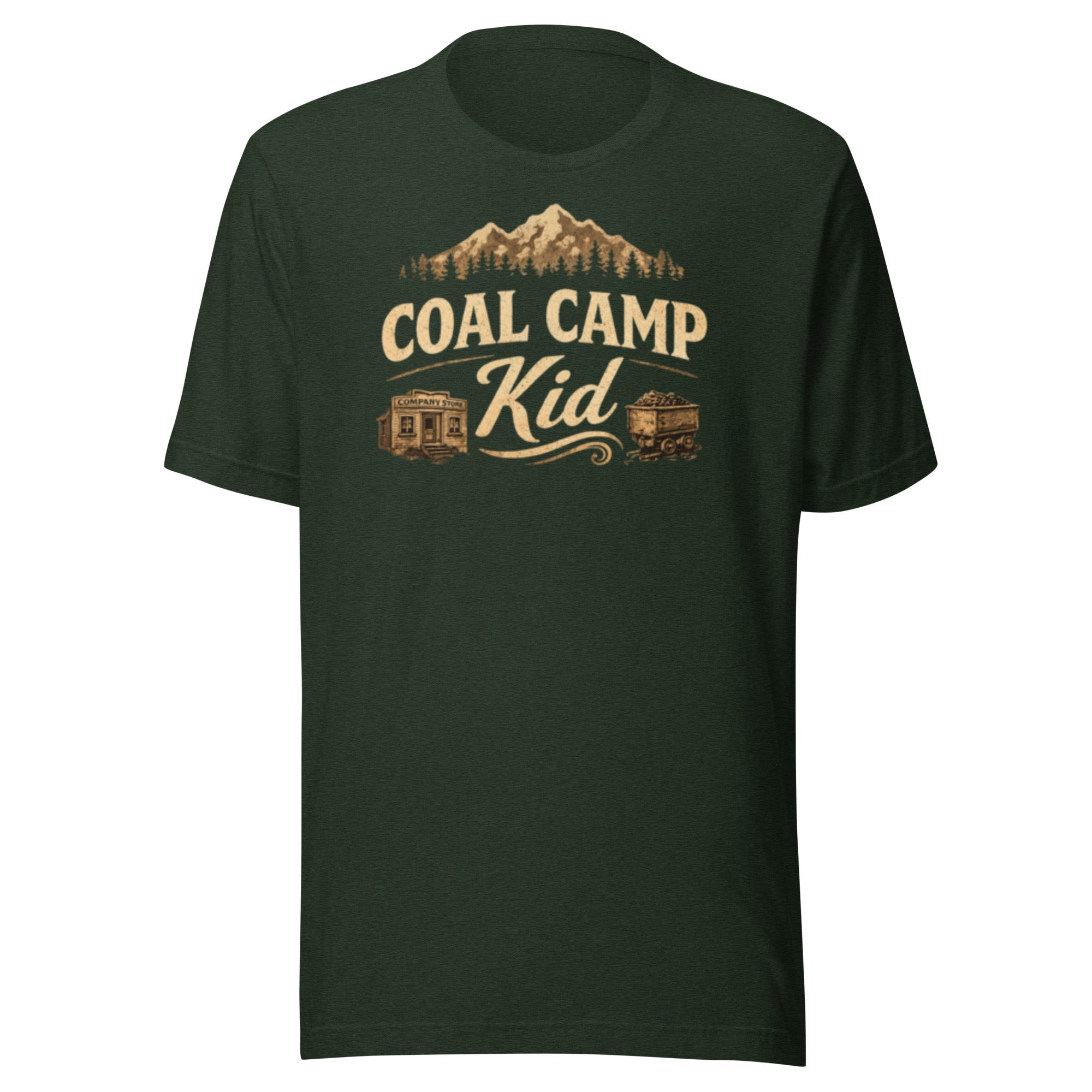 Coal Camp Heritage Kid T-Shirt | Vintage Community Design | Classic - Bluegrass Elite Apparel LLC