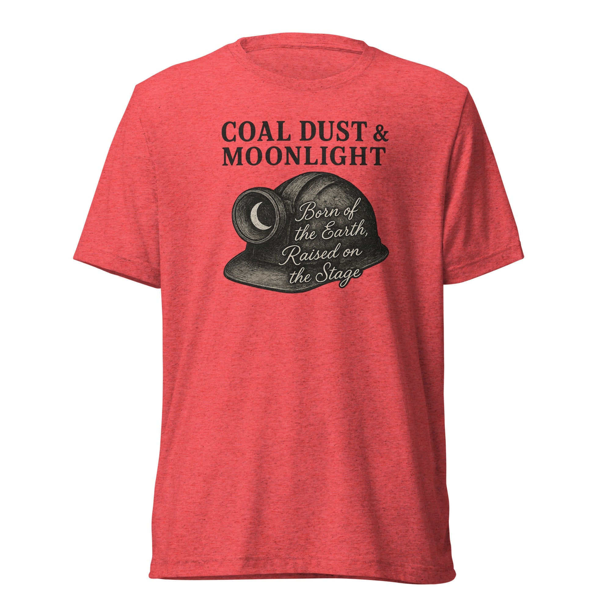 Coal Dust & Moonlight Miner Helmet Script Tee - Bluegrass Elite Apparel LLC