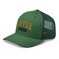 Coffee Queen Vintage Collegiate Trucker Hat - Bluegrass Elite Apparel LLC