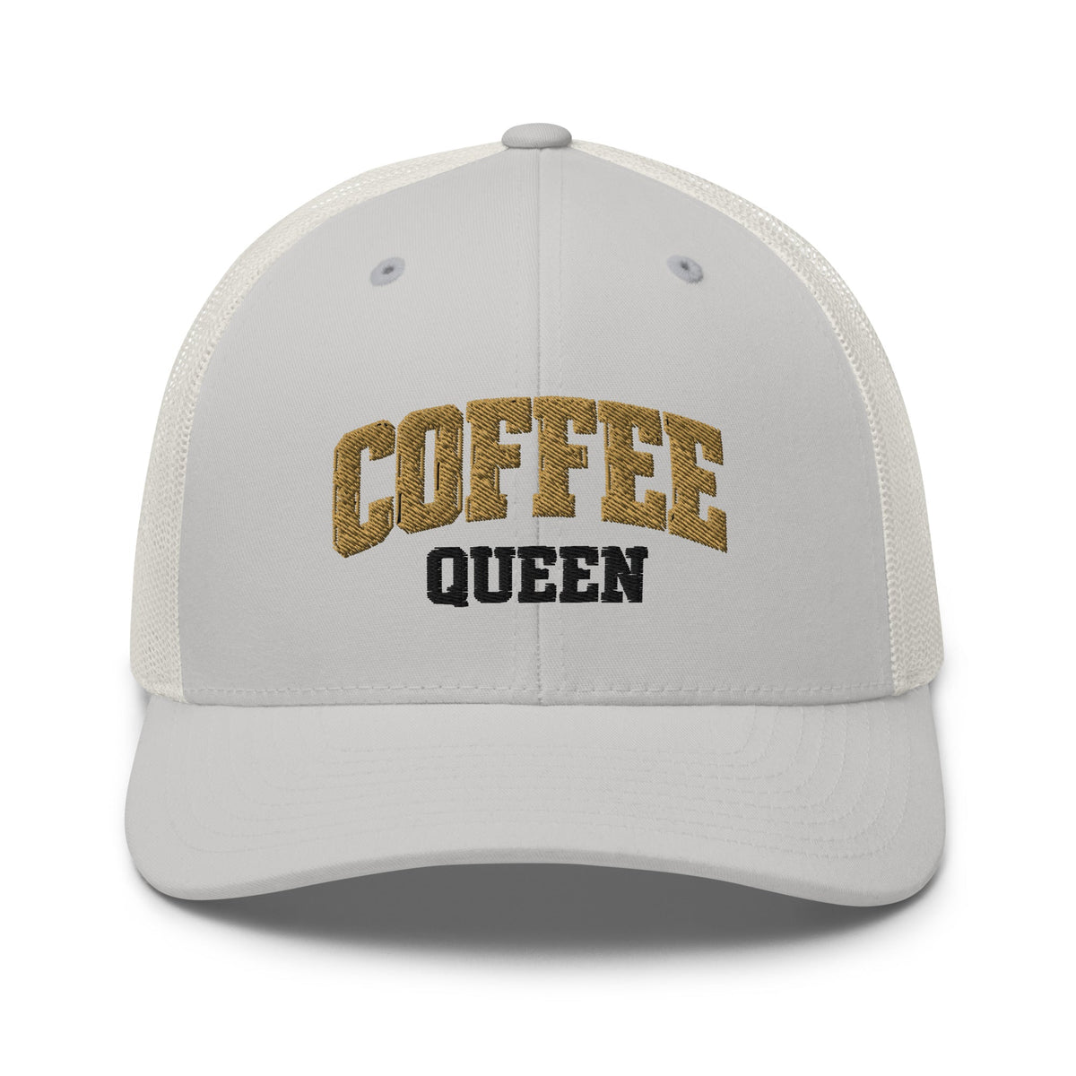 Coffee Queen Vintage Collegiate Trucker Hat - Bluegrass Elite Apparel LLC