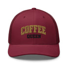 Coffee Queen Vintage Collegiate Trucker Hat - Bluegrass Elite Apparel LLC