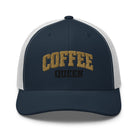 Coffee Queen Vintage Collegiate Trucker Hat - Bluegrass Elite Apparel LLC