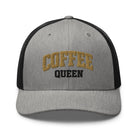 Coffee Queen Vintage Collegiate Trucker Hat - Bluegrass Elite Apparel LLC